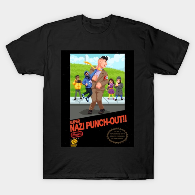 Super Nazi Punch-Out!! T-Shirt by LiberTeased